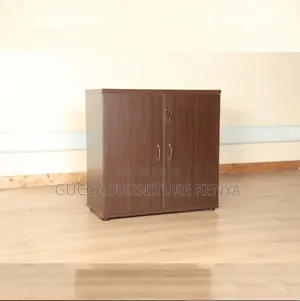 Cabinets: Brown Wooden Executive Storage Office Cupboard