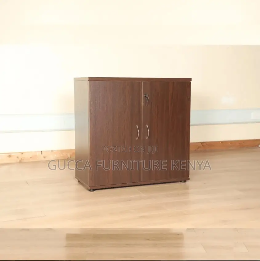 Cabinets: Brown Wooden Executive Storage Office Cupboard