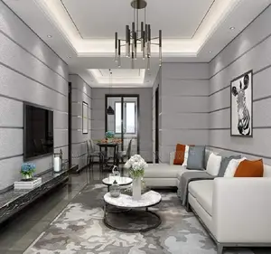 Grey Embossed Wallpaper ( Lines )