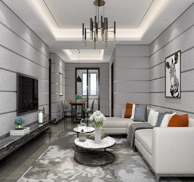 Grey Embossed Wallpaper ( Lines )