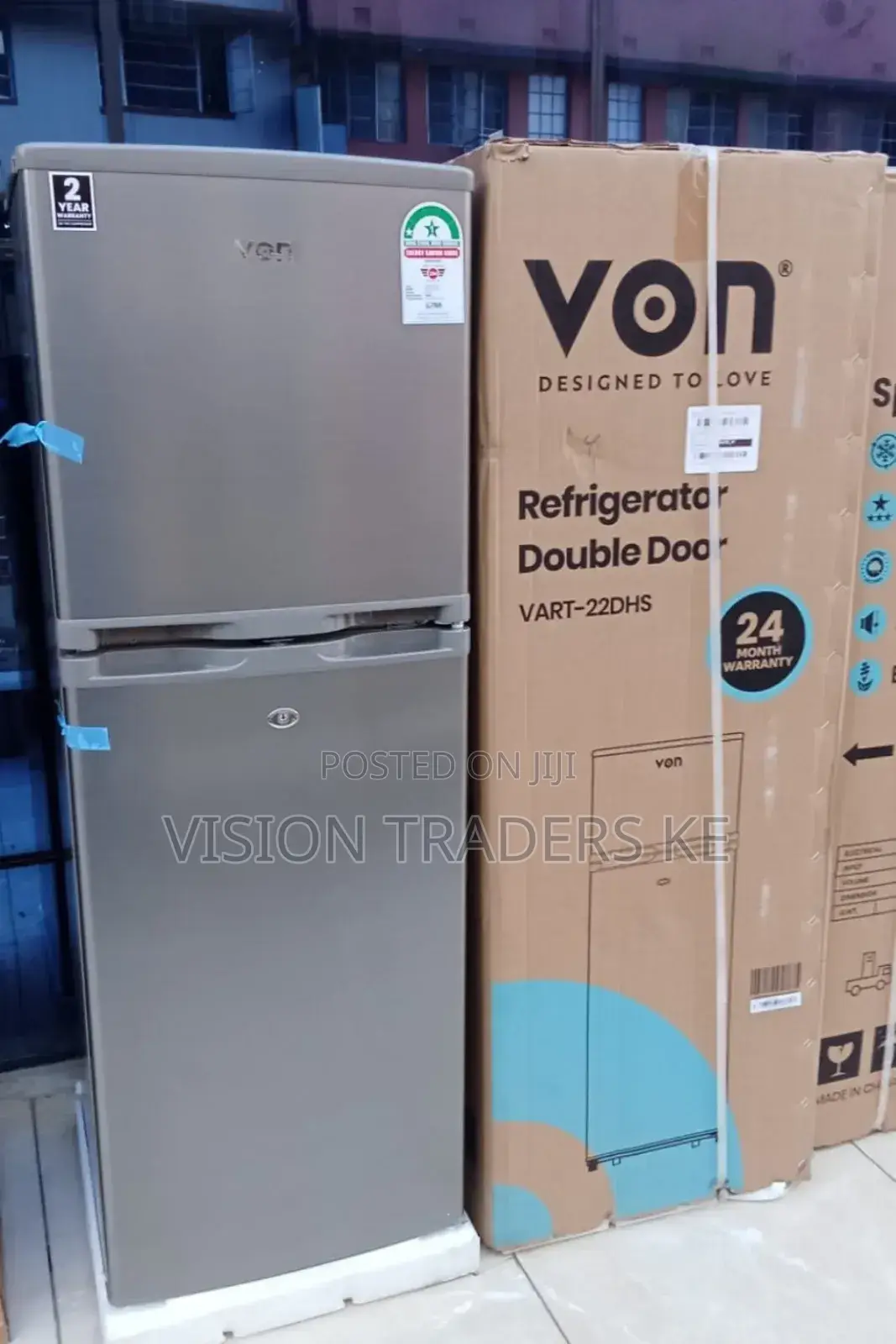 VON HOTPOINT 138ltrs Fridge Double Door Refrigerator