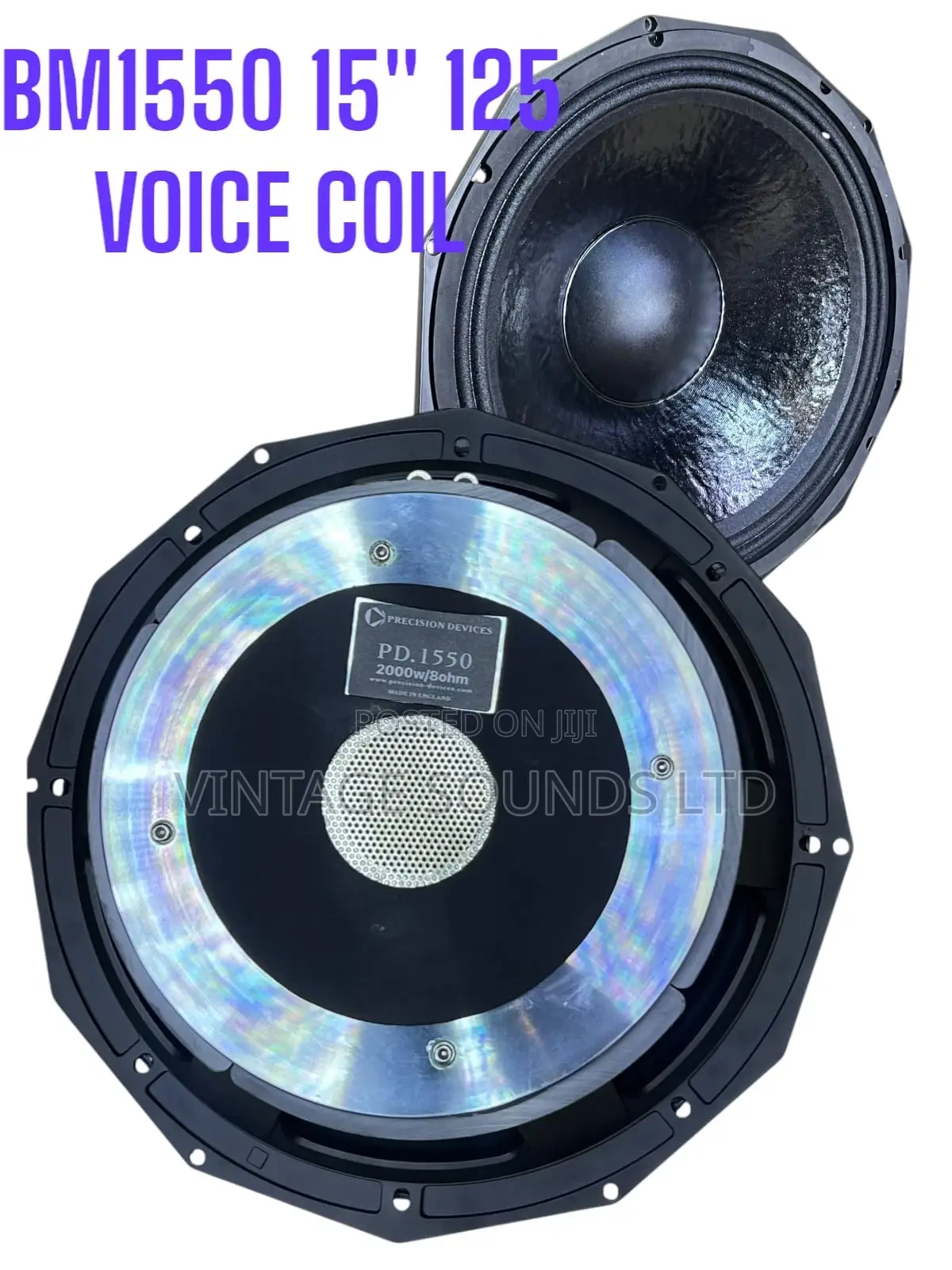 Bm Pd1550 15inch 125 Voice Coil Subwoofer Bass Speaker