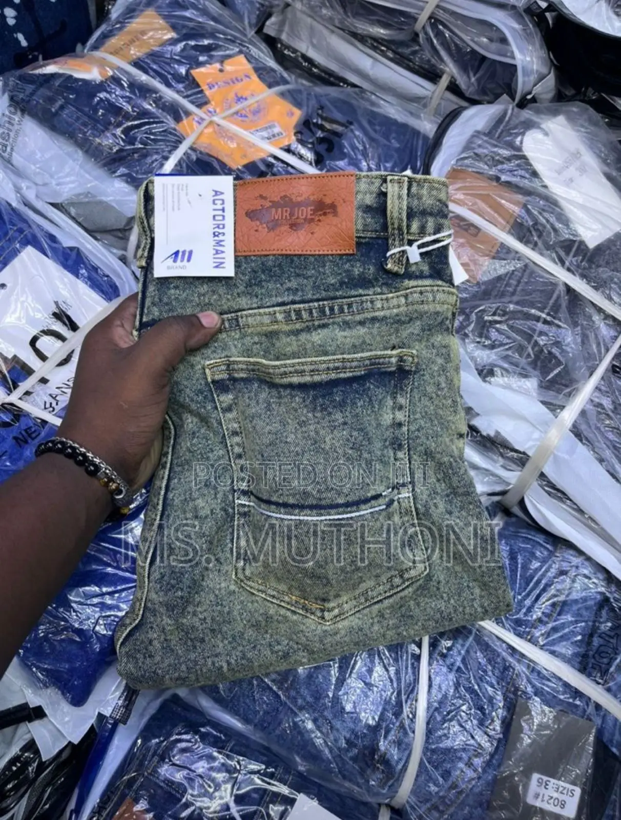Plain Jeans Accessible Size 30 to 36