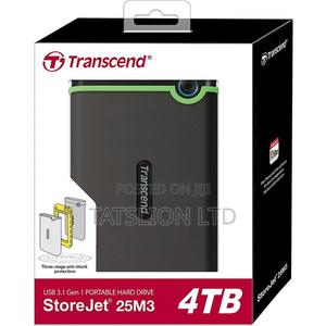 Transcend External Hard Drive - 4tb - Usb 3.0 - thumbnail 2