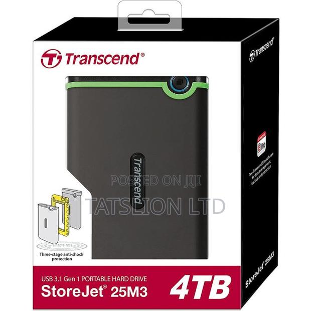 Transcend External Hard Drive - 4tb - Usb 3.0 - main view
