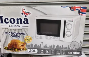 Icona 20l White Manual Microwave