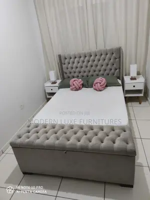 Modern,Stylish 5 by 6 Chester Bed/Tufted Bed