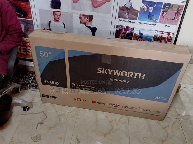 Skyworth 50inch Google Tv Frameless, Youtube, Netflix - main view