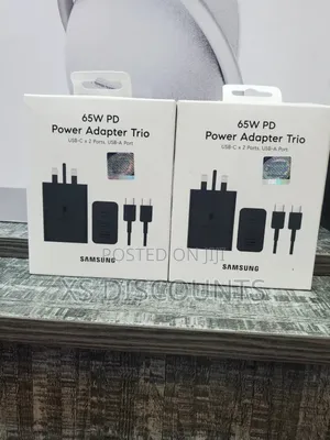 Original White Samsung 65w Pd Adapter Trio !