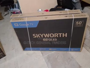 Skyworth Qled 50inch Frameless, Netflix, Youtube