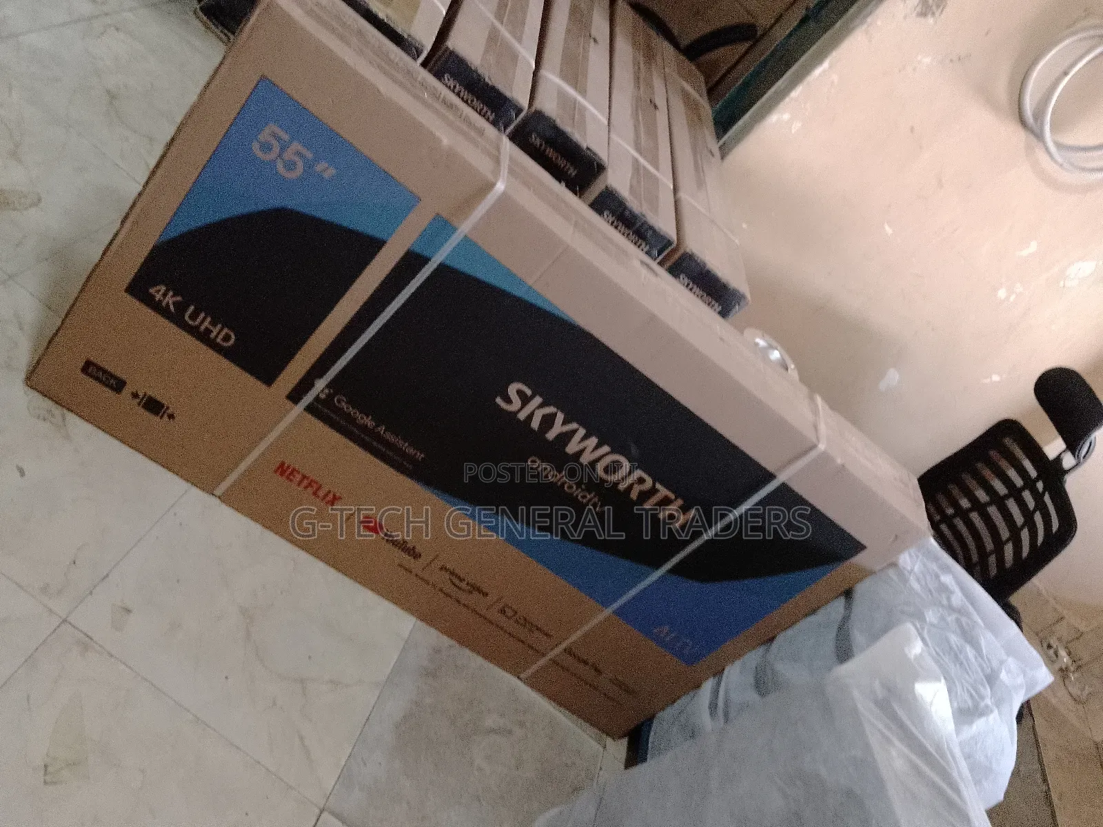 Skyworth 55inch Uhd Smart Android,Youtube, Netflix