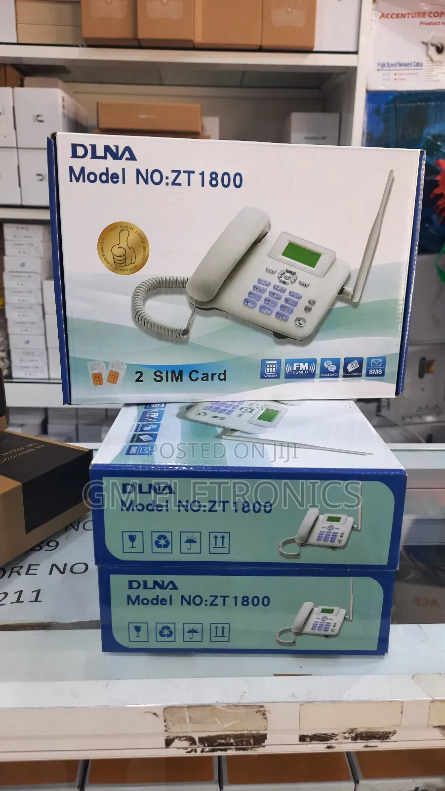 Dual Line Rechargeable Telephone .