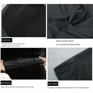 Light Grey Mask Windproof Dustproof Hat Helmet Liner Cap