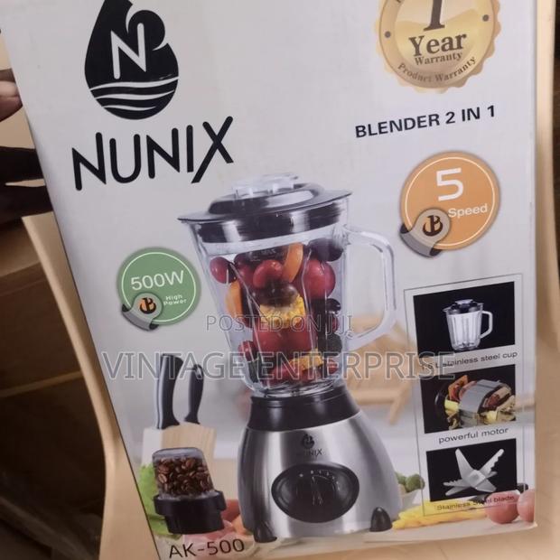 AK -500 Nunix Blender Glass Blender With Grinder - main view