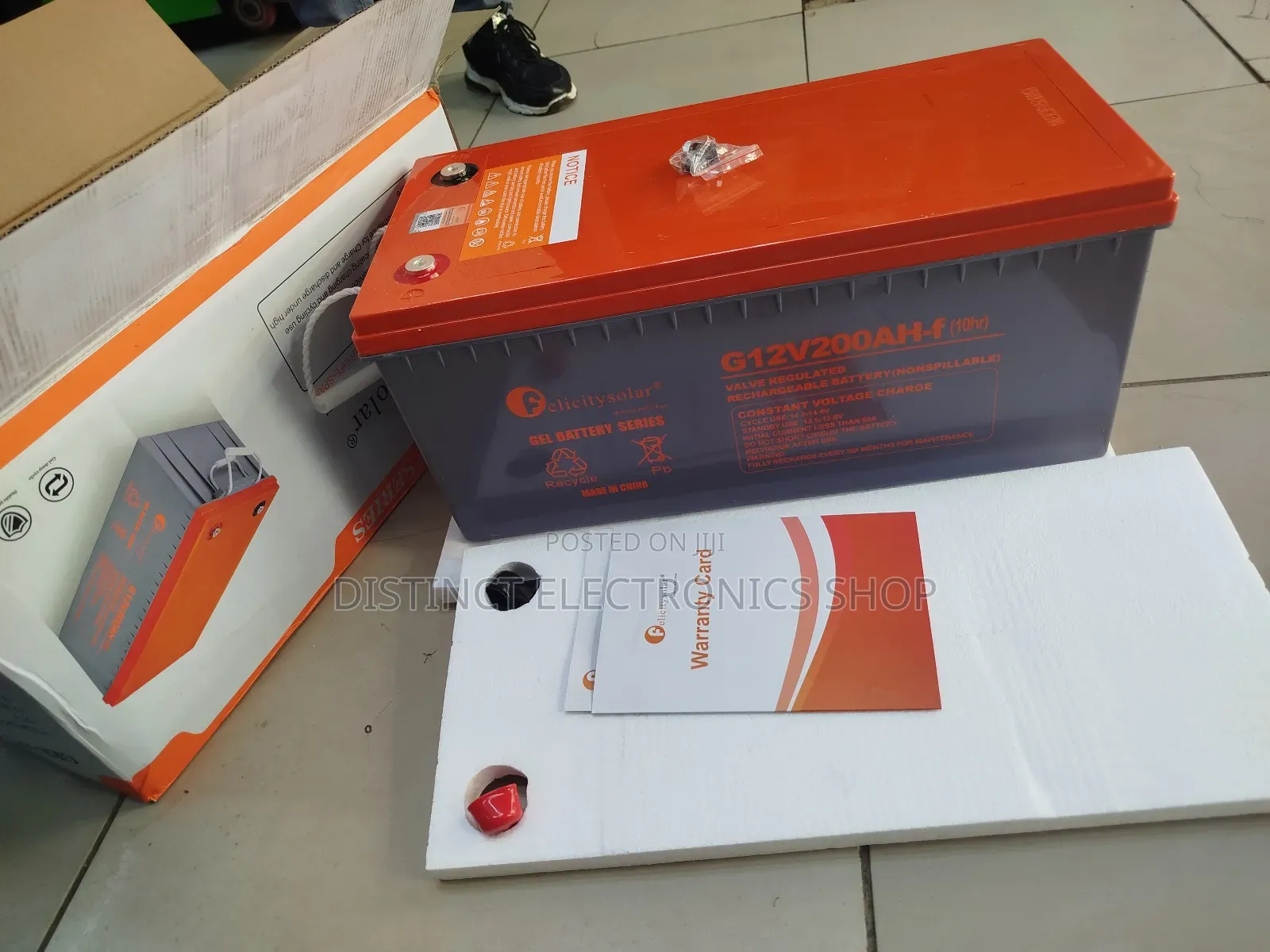 Felicity Solar Battery 12v,200ah