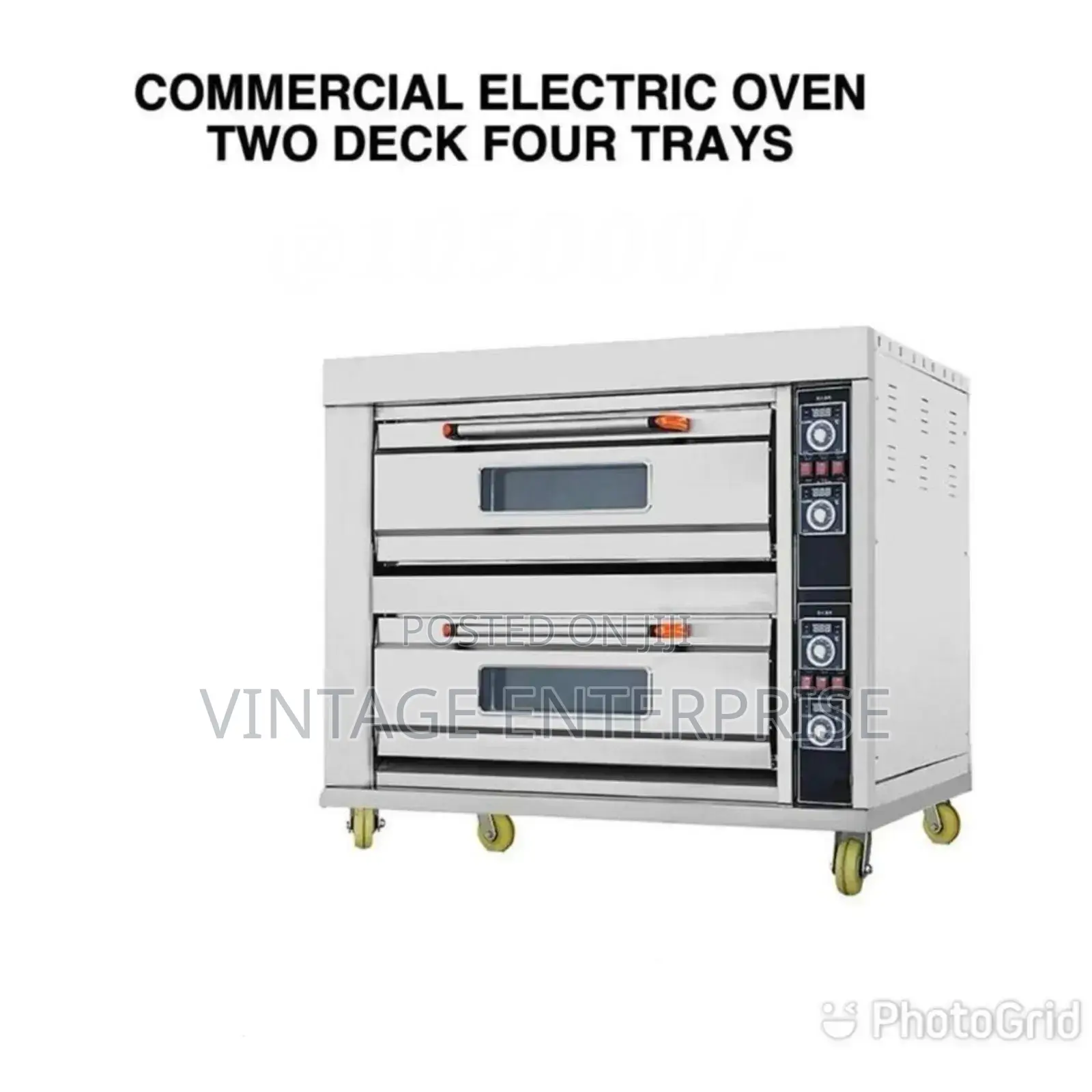 *Commercial Electric Oven Two Deck Four Trays**