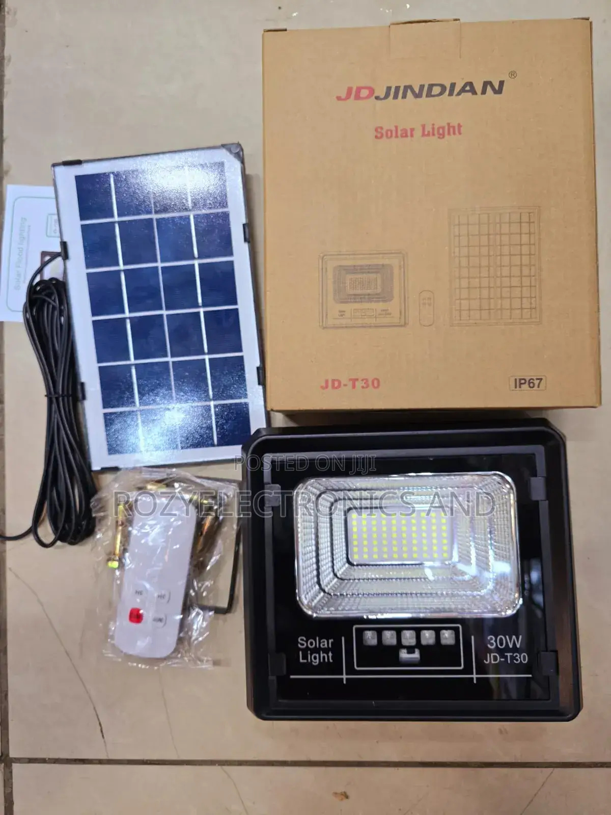 Solar Lights Jd 30 Watts/Flood Light