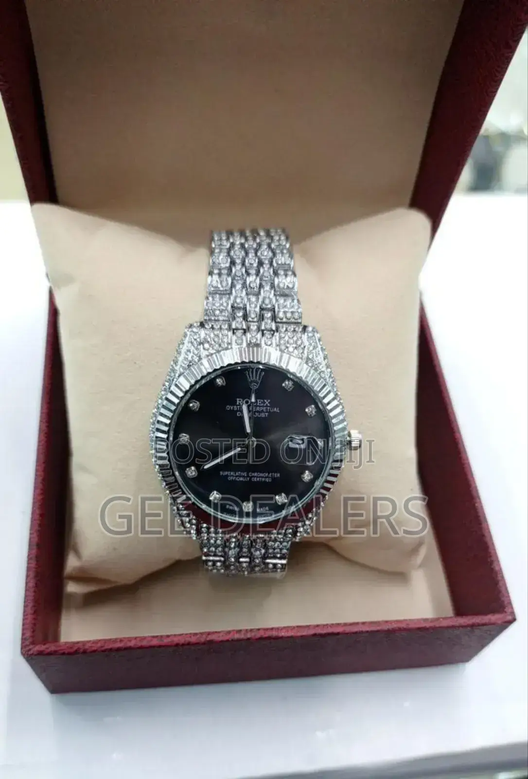 Iced Rolex Watch, Iced Wrist Watch
