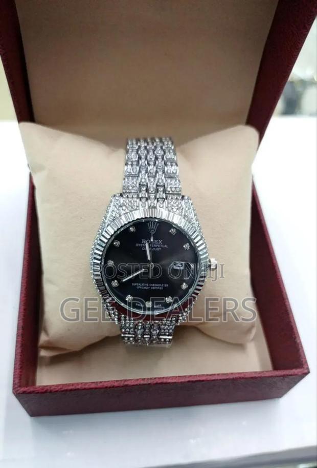 Iced Rolex Watch, Iced Wrist Watch