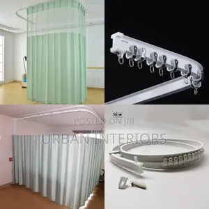 Bendable Hospital Rails White