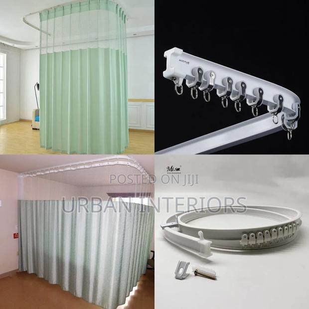 Bendable Hospital Rails White
