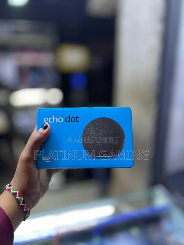 Black Echo Dot 5th Gen Without Clock - main view