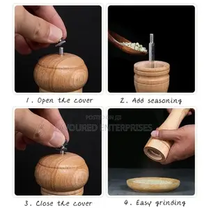 Pepper Mill Solid Wood Grander