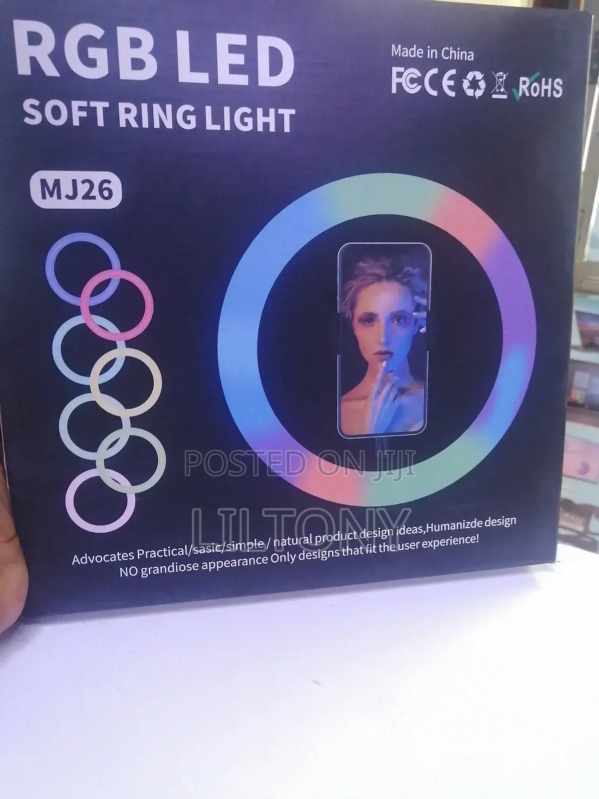 RGB LED Soft Ring Light MJ26