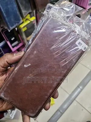 Universal Leather Flip Case for Samsung Note 9 Pro -Brown
