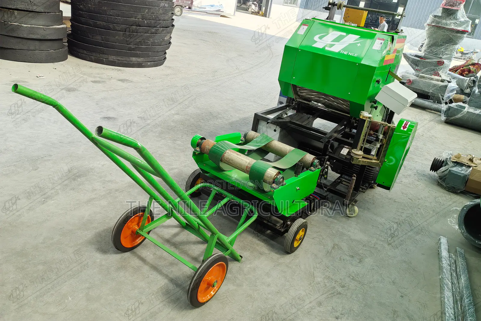 Farm Use Cow Cattle Sheep Silage Baler Machine