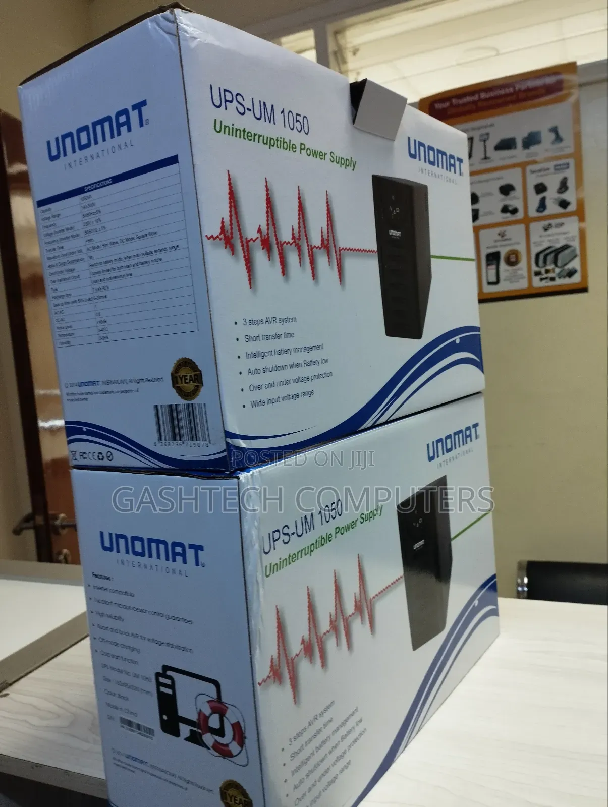 Unomat 1050va UPS-UM1050 High Reliability