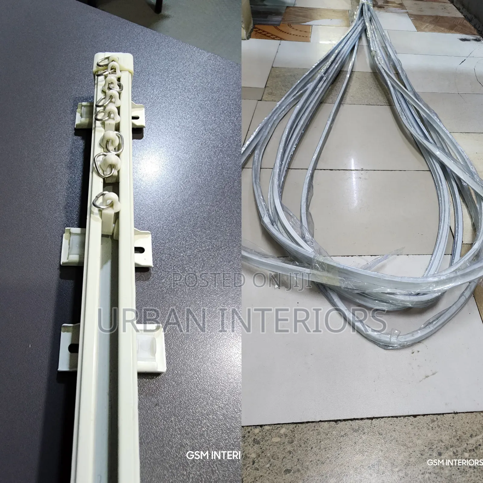 Aluminium Curtain Rails Bendable