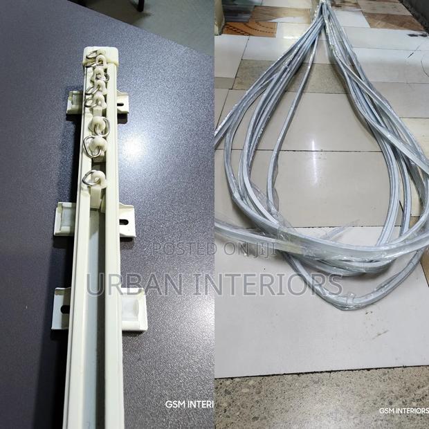 Aluminium Curtain Rails Bendable