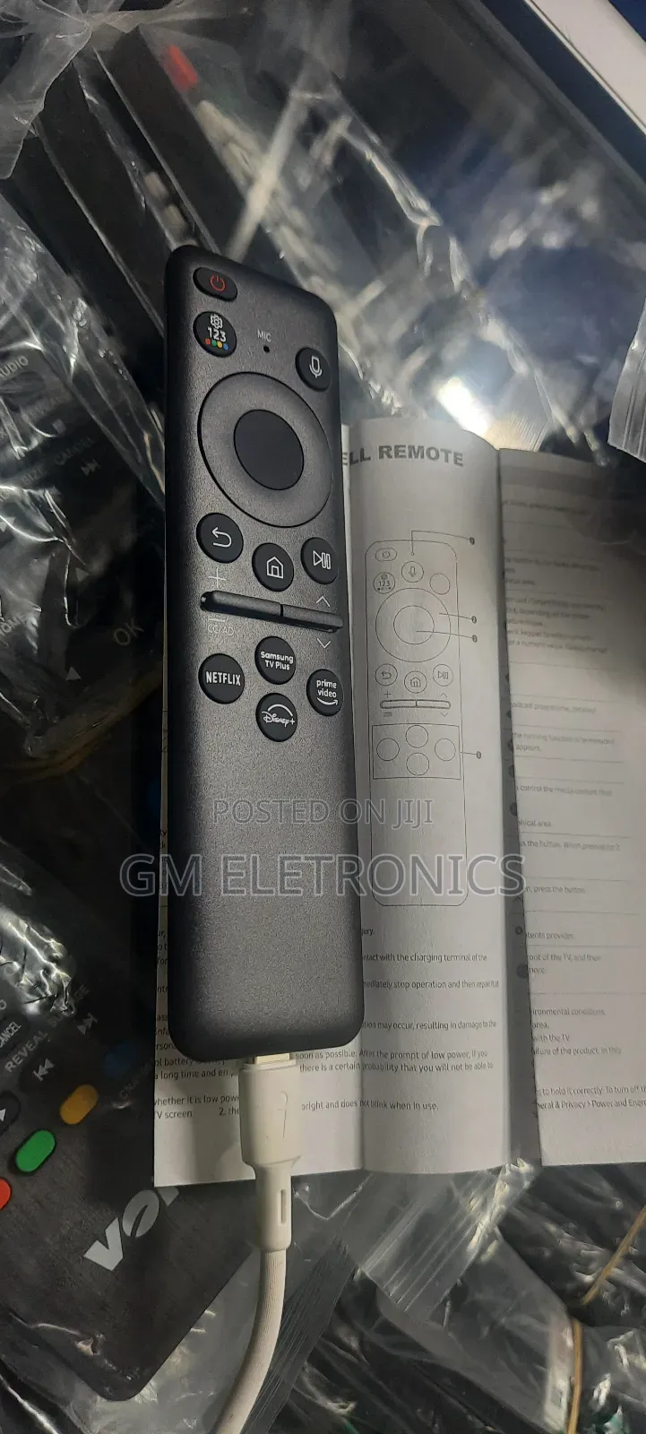 Magic Voice Solar Cell Remote Control for Samsung Tvs.