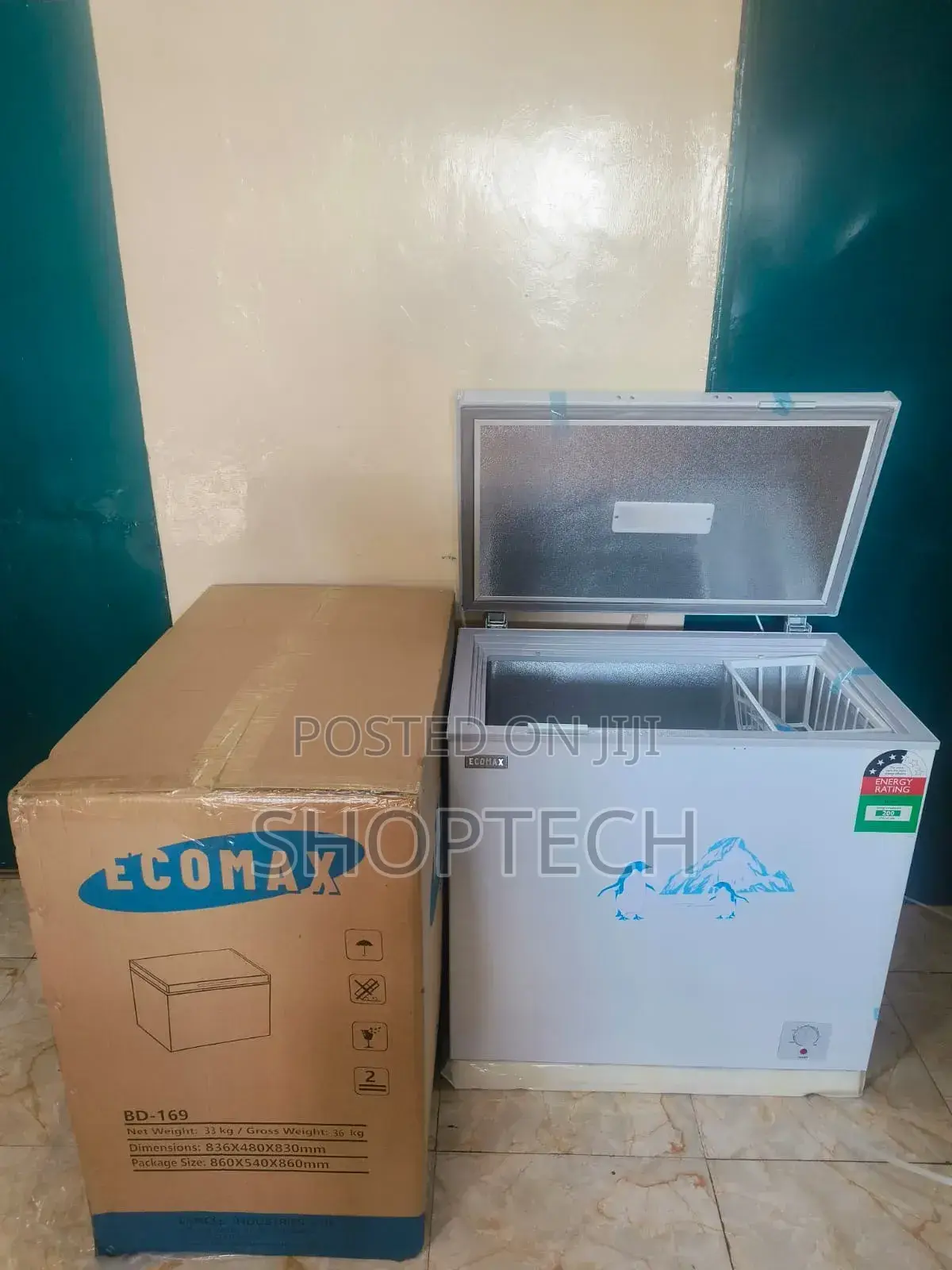 Ecomax 169 Litres Deep Freezer