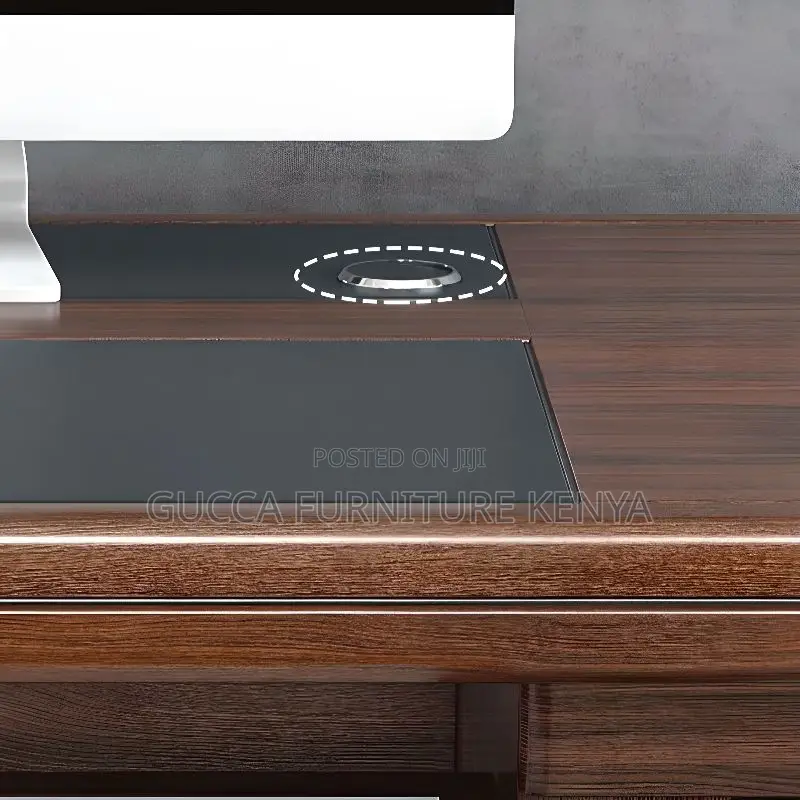 Office Desks:Home Office Mahogany Setup Study Desk -120 Cm