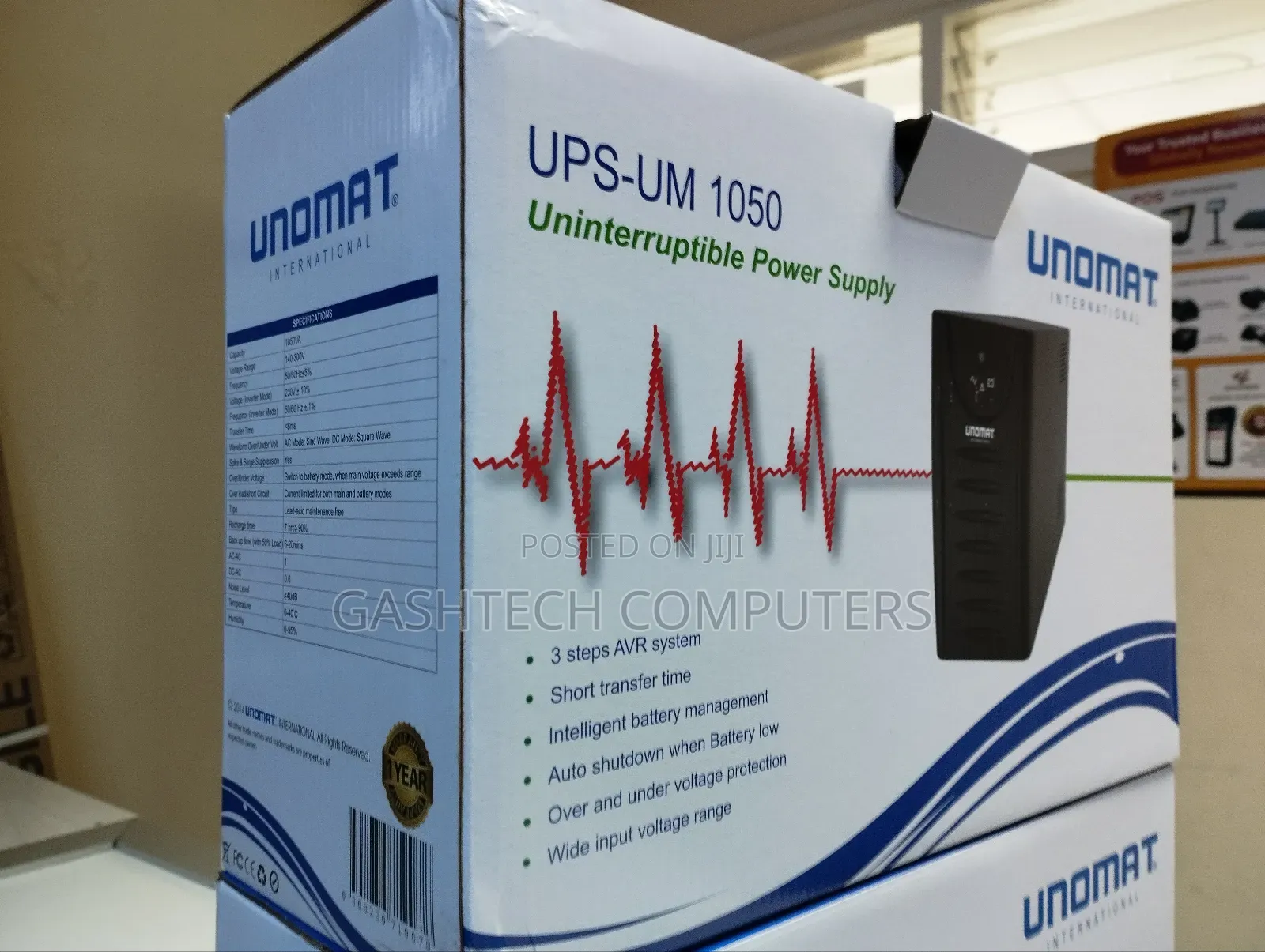 Unomat 1kva Ups-Um1050