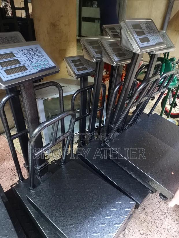 Digital Platform Scale Upto 150kg With Guard Rechargeable