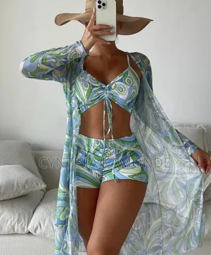 Bikini Set With Kimono