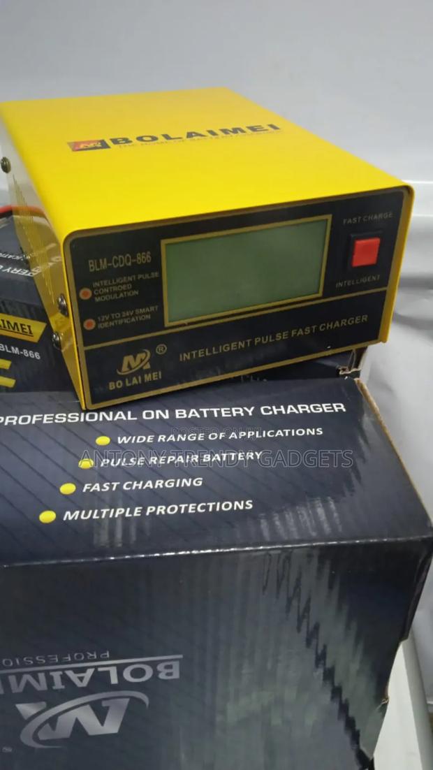 Bolaimei 12/24v Car Battery Smart Charger