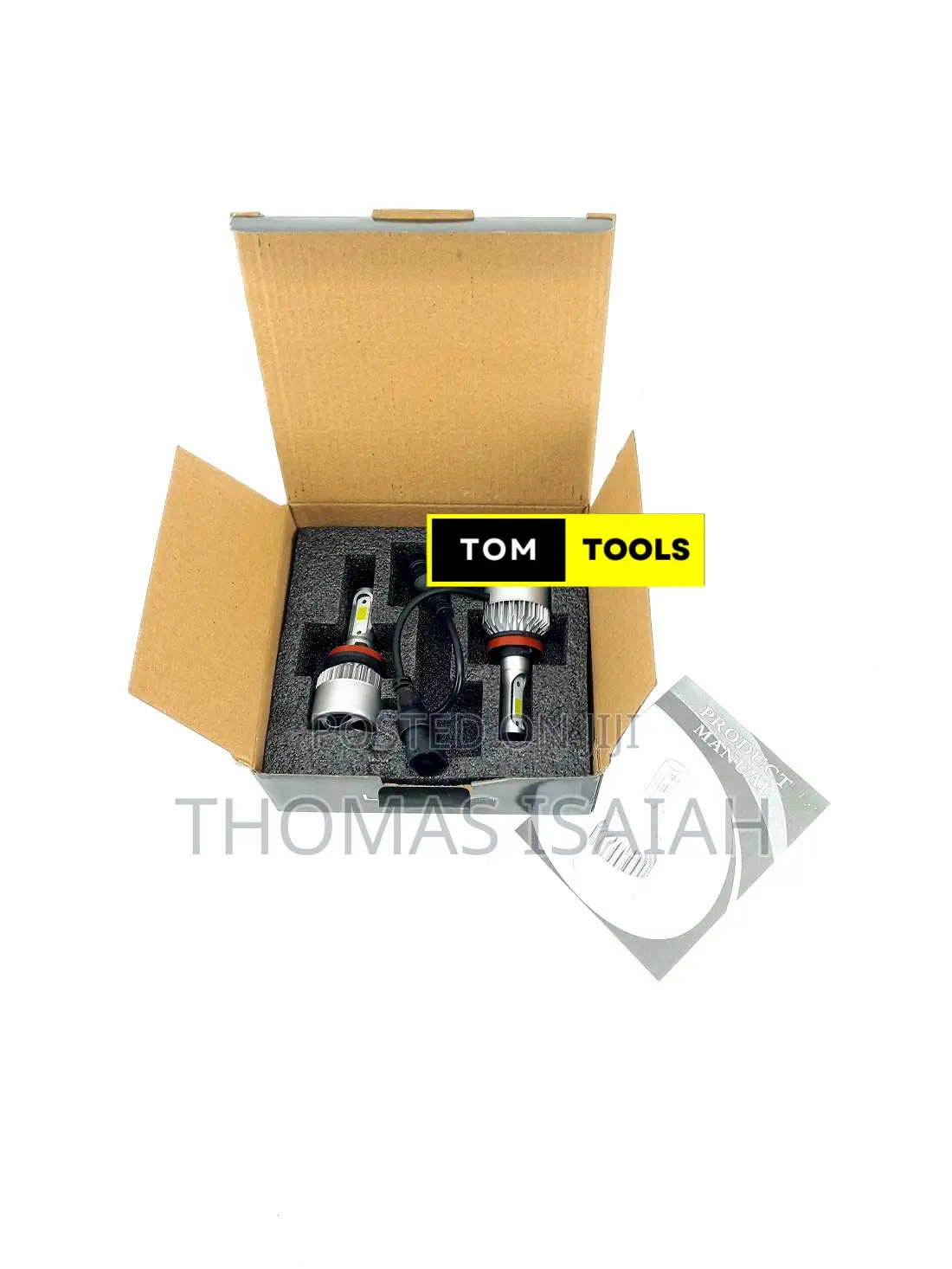 H11 72W 16000 Lumens LED Headlight Bulb Pair