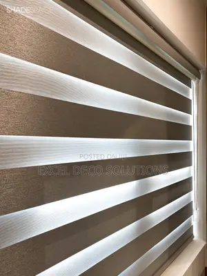 Brown Sheer Roller Blind