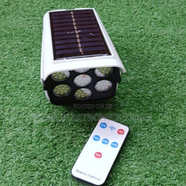 Pseudo Camera 77 Led Solar Motion Sensor Security Walllight - main view