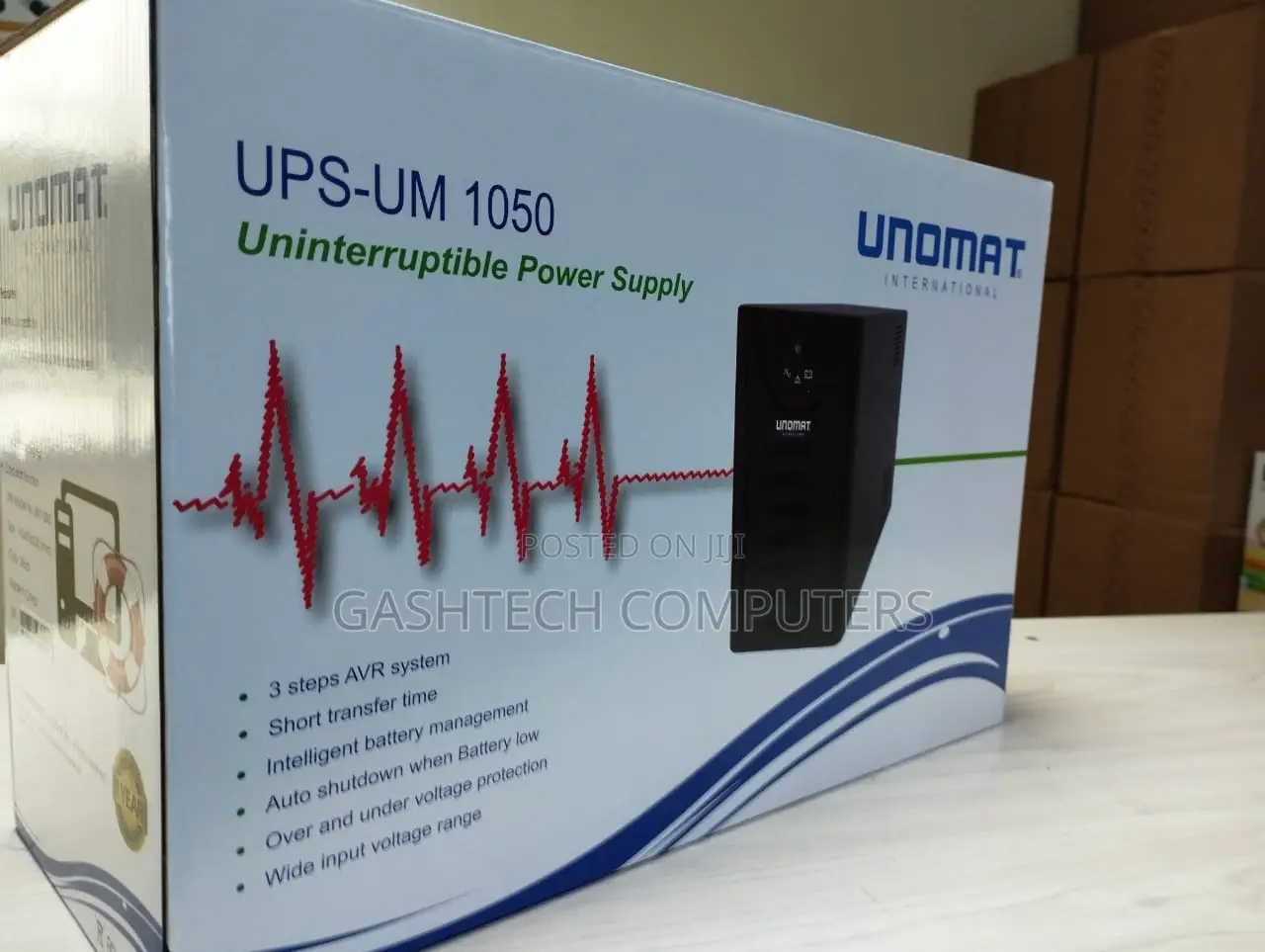 Unomat 1050VA UPS| 1050va/670watts