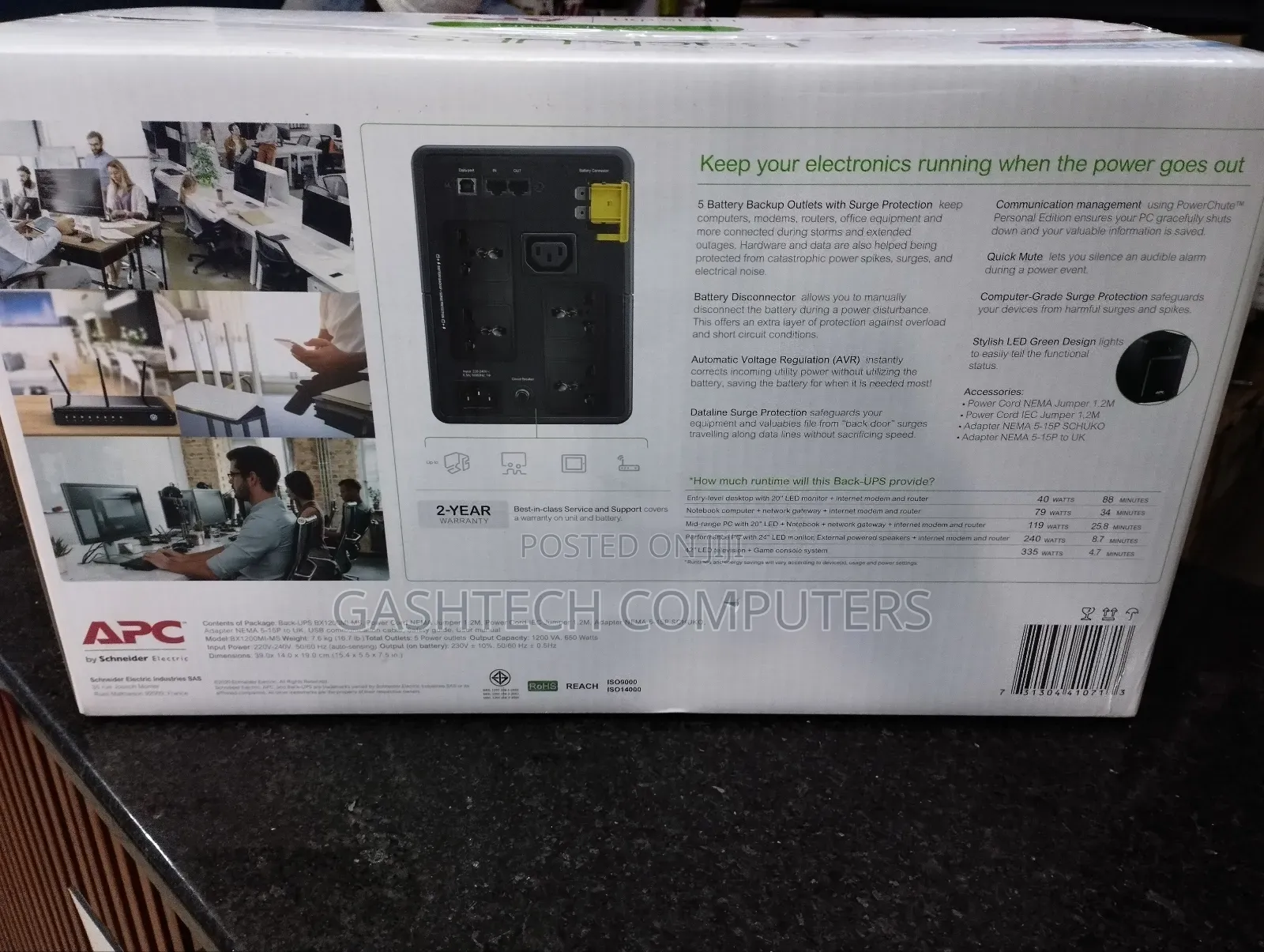 Apc Easy Ups 1200va 1.2kva