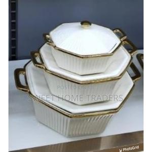 3 PCS Ceramic Soup Pot 3pcs - thumbnail 2