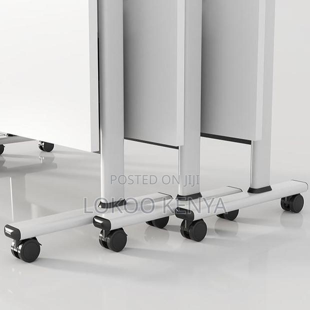 Office Tables: Double Pedestal Foldable Training Table - thumbnail 4