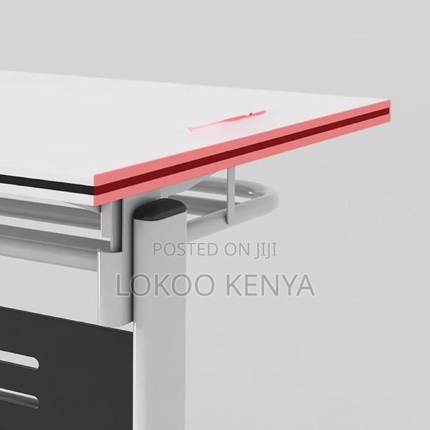 Office Tables: Double Pedestal Foldable Training Table - thumbnail 5