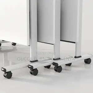 Office Tables: Double Pedestal Foldable Training Table
