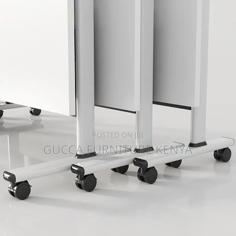 Office Tables: Double Pedestal Foldable Training Table